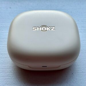 Shokz Open Fit 2 True Wireless on-ear buds, beige, NWOT